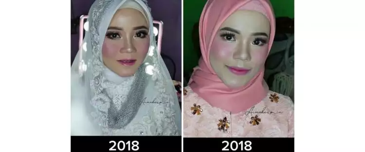 7 Potret transformasi makeup pengantin dari masa ke masa yang makin upgrade, perubahannya beda pol