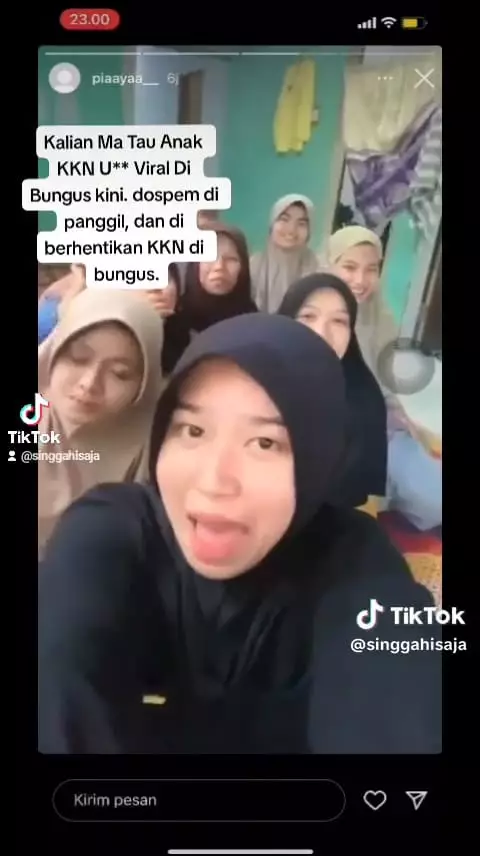 KKN bungus barat © TikTok