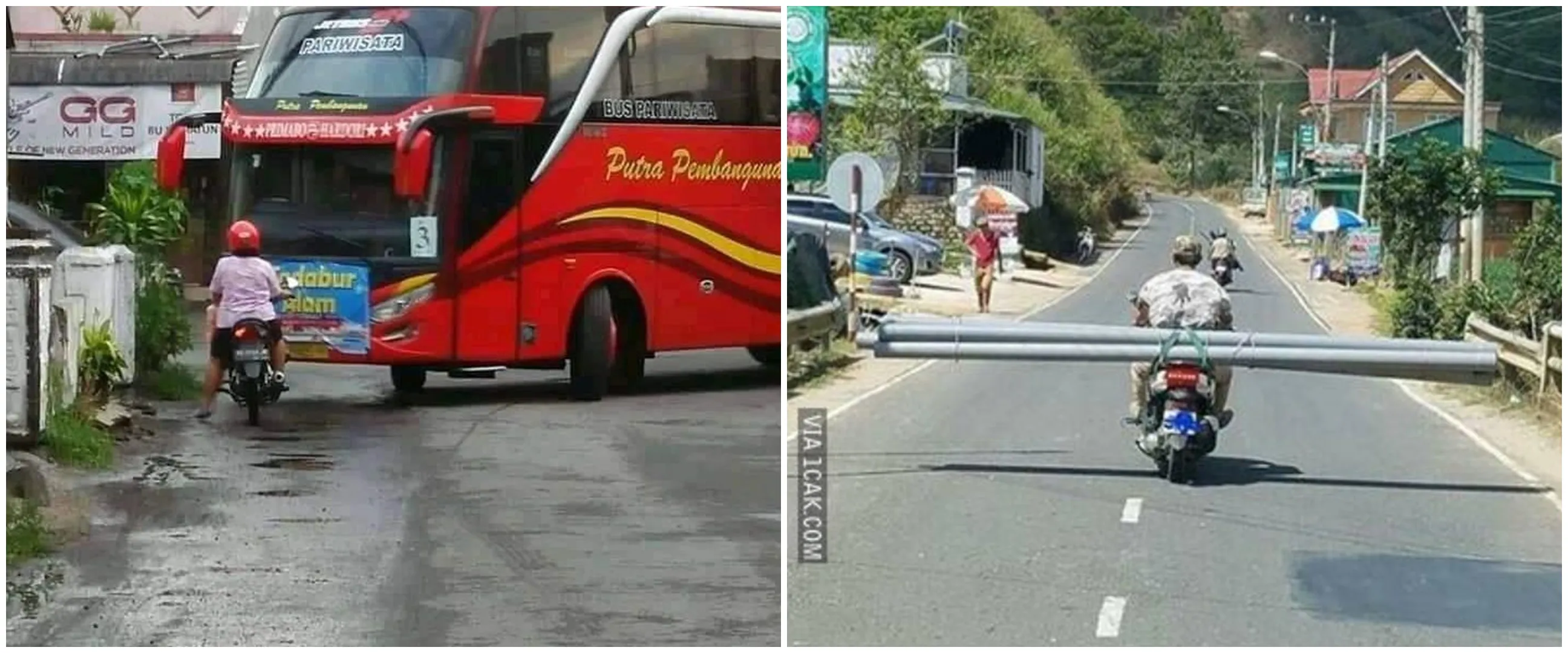 11 Potret lucu kelakuan pengendara ini bikin geleng kepala, berasa jalan milik pribadi