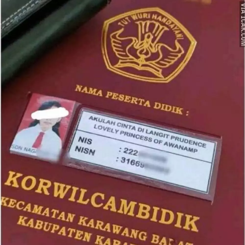 Nama unik bikin heran Berbagai sumber Nama unik bikin heran Berbagai sumber