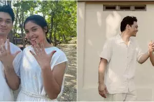 11 Momen lamaran Mikha Angelo & Gregoria Mariska, rumah sederhana sang pebulu tangkis bikin salfok