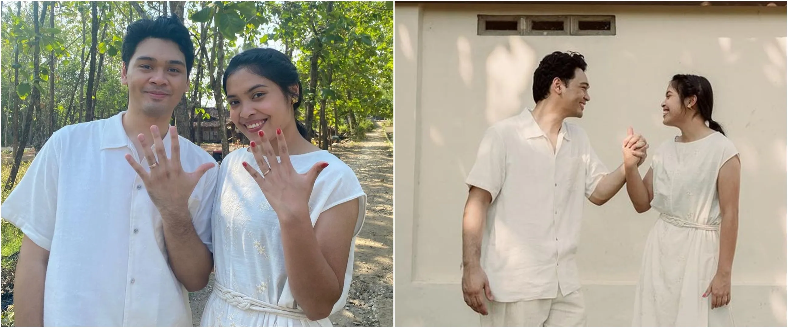 11 Momen lamaran Mikha Angelo & Gregoria Mariska, rumah sederhana sang pebulu tangkis bikin salfok