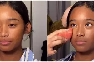 Begini jadinya pelajar SMP kulit sawo matang di makeup sesuai warna kulit, hasilnya bak supermodel