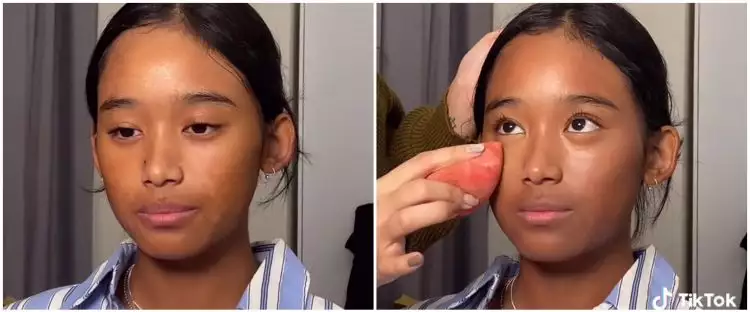 Begini jadinya pelajar SMP kulit sawo matang di makeup sesuai warna kulit, hasilnya bak supermodel