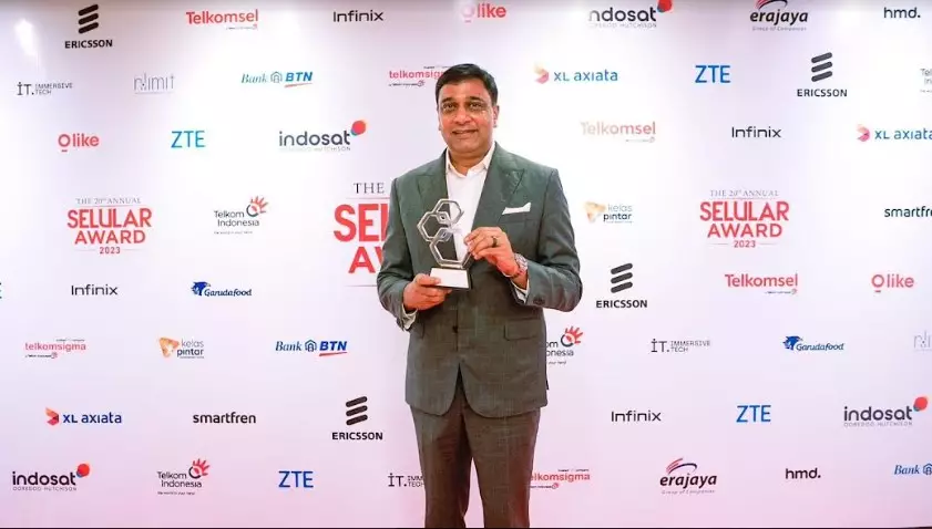 Vikram Sinha raih penghargaan CEO of The Year 2023 © Istimewa Vikram Sinha raih penghargaan CEO of The Year 2023 © Istimewa