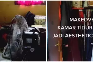 Makeover kamar kumuh mirip gudang jadi estetik bergaya rustic, 9 potretnya ini bikin adem