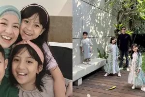 Tetap kompak meski sudah cerai, begini 11 potret Desta dan Natasha Rizki ajak ketiga anaknya liburan