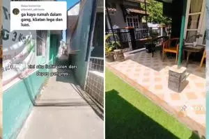 Siapapun pasti terkecoh, 9 potret rumah jadul nyempil di gang sempit ini bukannya sumpek tapi asri pol