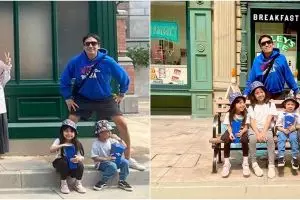 Dibilang caper usai pajang foto liburan bareng mantan istri ke Singapura, begini balasan bijak Desta