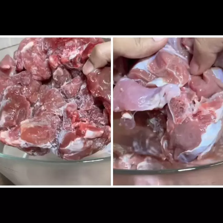 Bukan pakai air panas, begini trik mencairkan daging sapi beku dalam 10 menit dengan 1 bahan dapur
