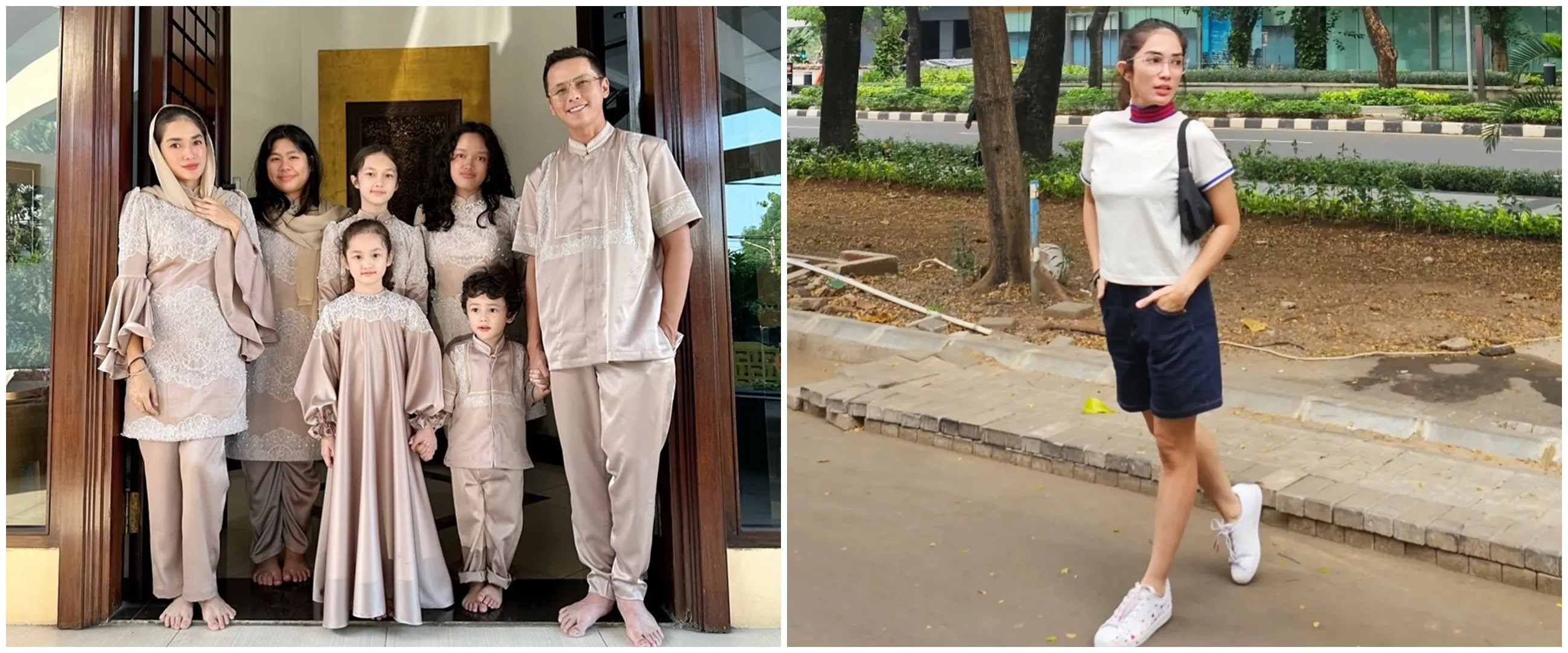 9 Potret Andhika Pratama liburan keluarga ke Hong Kong, gaya Ussy Sulistiawaty dipuji anak 5 body ABG