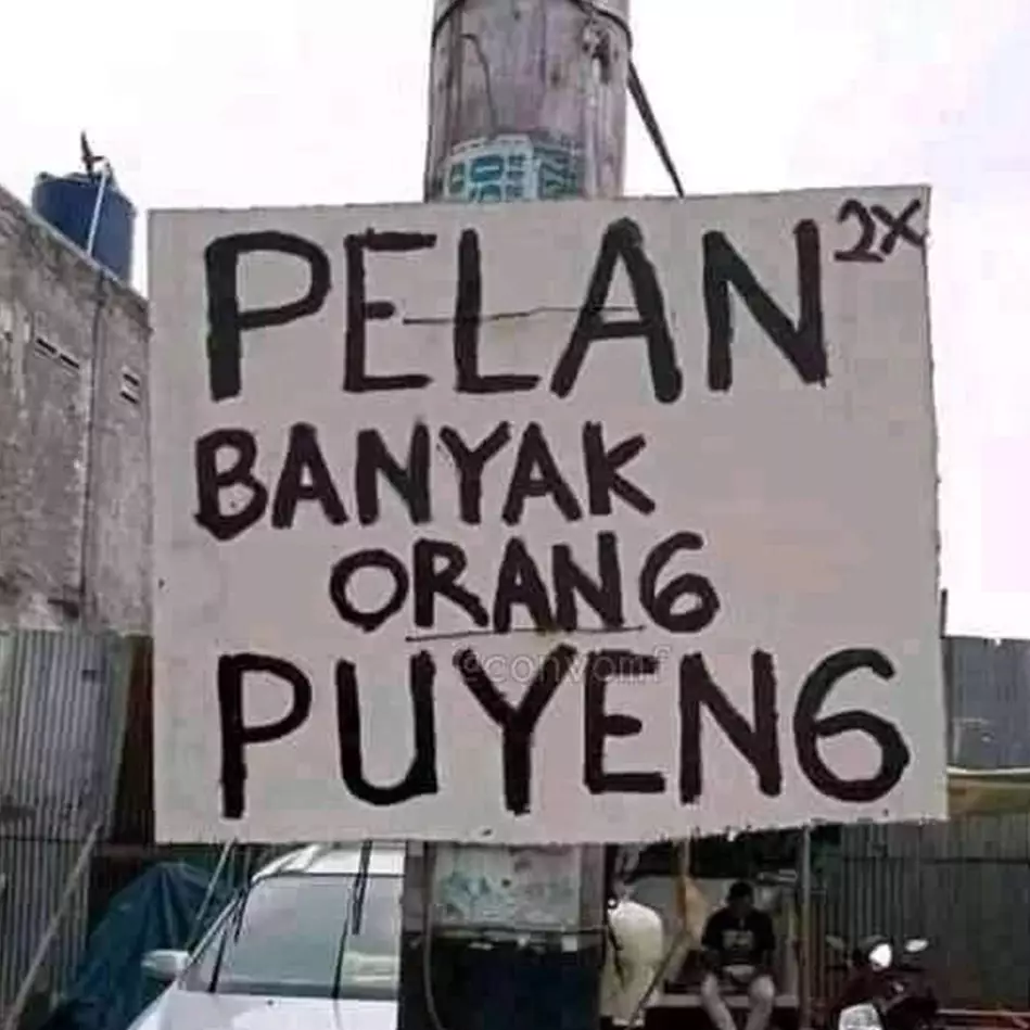 11 Tulisan peringatan ini cara nyindirnya apik banget, yang mau melanggar malah ketawa