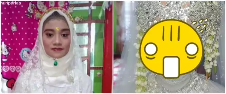 Potret pengantin makeup sendiri versus MUA kampung, hasil akhirnya kayak beda orang