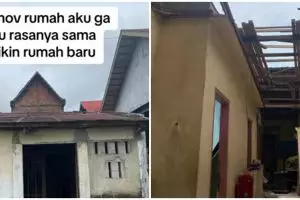 Tanpa bantuan arsitek, begini transformasi renovasi rumah dengan konsep memanjang bak kereta