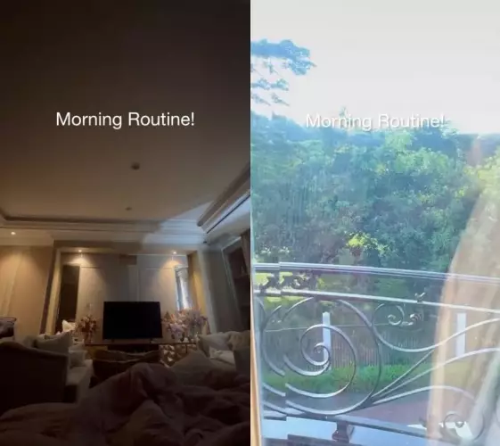 Prilly pamer rutinitas pagi © TikTok
