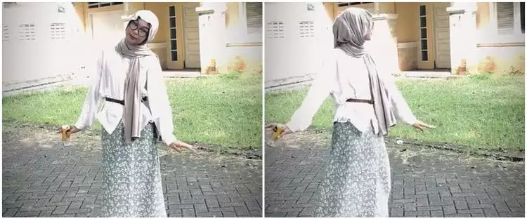 Viral momen wanita tak sengaja rekam penampakan saat cek outfit, bikin merinding