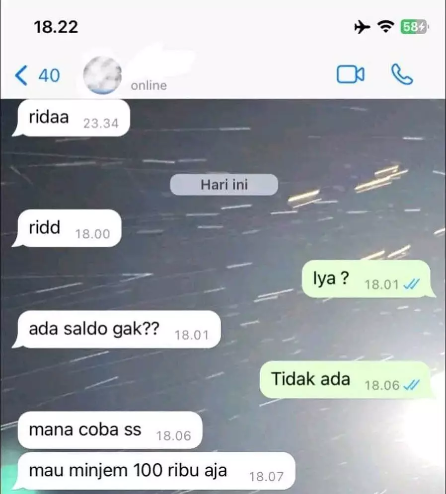 Chat ngutang bikin sebel Berbagai sumber