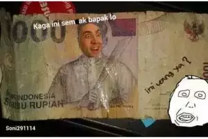 11 Potret kocak tulisan di uang ini bikin lihat dua kali sambil nyengir, ada kode nyeleneh
