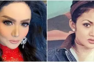 11 Potret lawas seleb dengan alis tipis ini penampilannya bikin pangling, auto lupa wajah aslinya