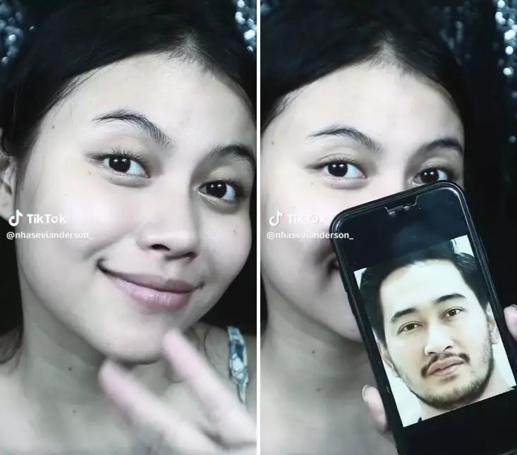 makeup mirip Jeje Govinda © TikTok