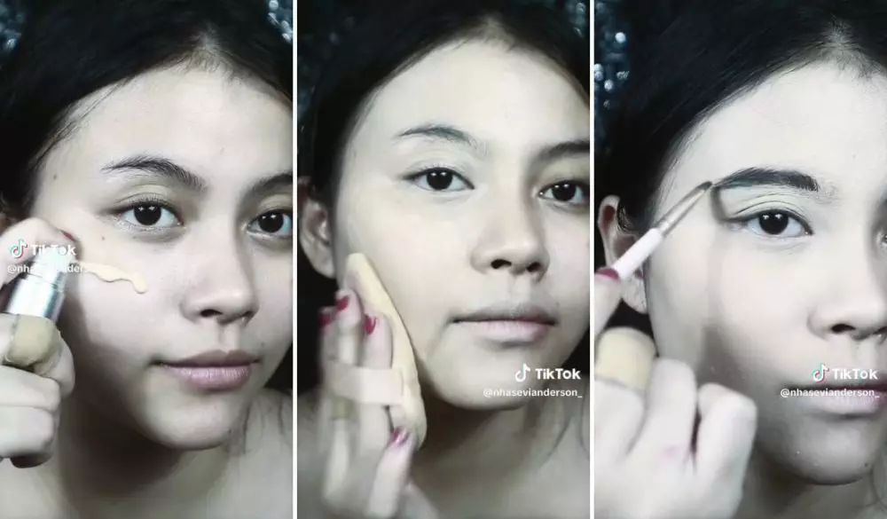 makeup mirip Jeje Govinda © TikTok