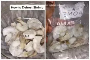 Cara simpel mencairkan udang beku agar tekstur tak berubah dan terhindar dari bakteri