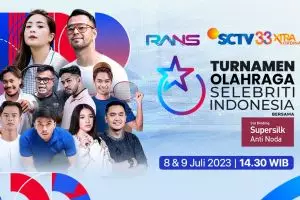 Tayang di Vidio, Turnamen Olahraga Selebriti Indonesia Hadirkan Pertandingan Onad vs Mulyadi