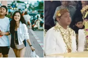 9 Momen akad nikah Denny Caknan dan Bella Bonita, serasi dalam balutan adat Jawa