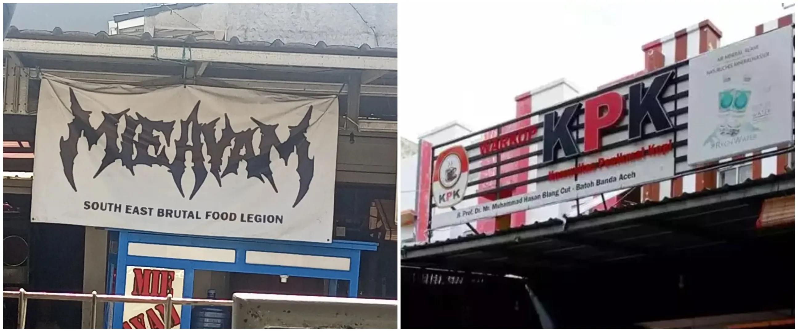 11 Spanduk kocak ini pakai jenis font nyeleneh, bikin orang menafsirikan macam-macam