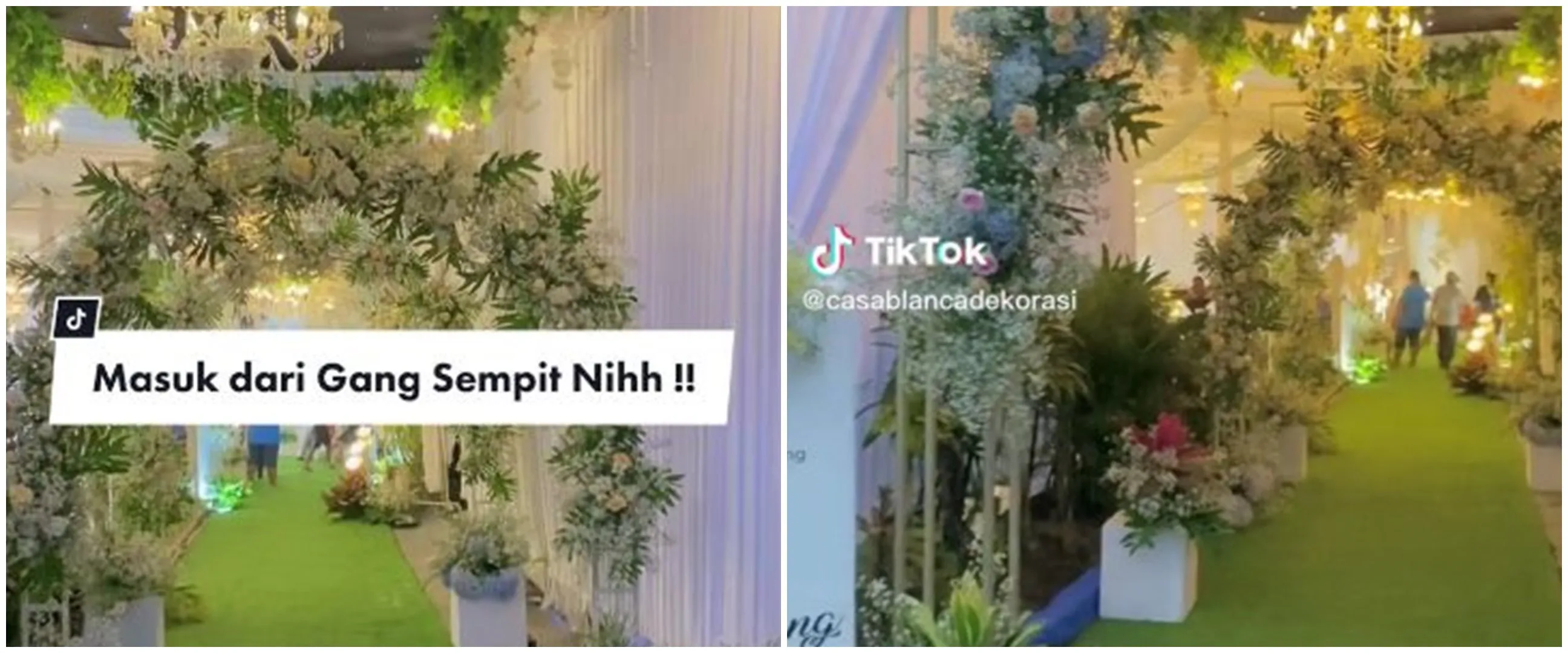 Bagai kondangan di gedung, intip 7 potret dekorasi pernikahan yang bikin warganet ngebet nikah