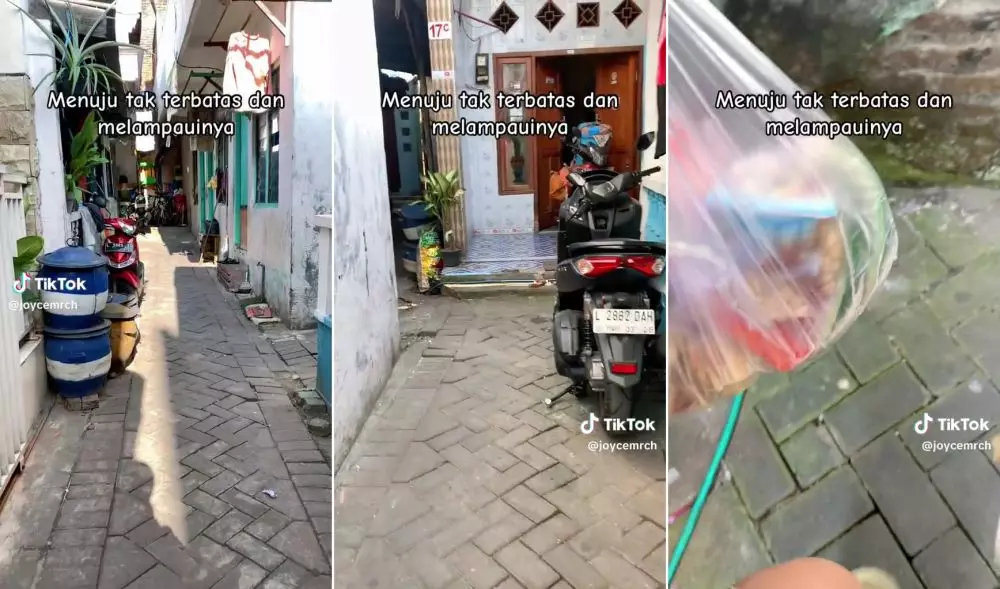 rumah gang sempit © TikTok