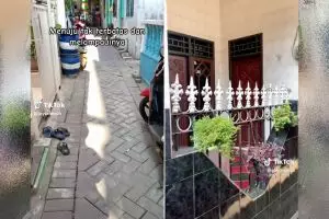 Bak masuk dalam labirin, momen wanita pergi ke rumah temannya ini bikin warganet takut nyasar