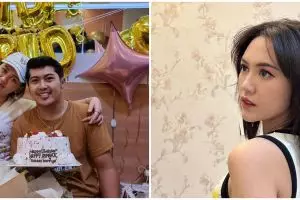 7 Momen perayaan ulang tahun Happy Asmara, raut wajah bahagianya tuai atensi