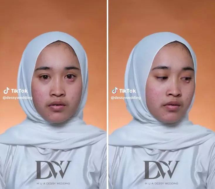 makeup pengantin bintitan © TikTok makeup pengantin bintitan © TikTok