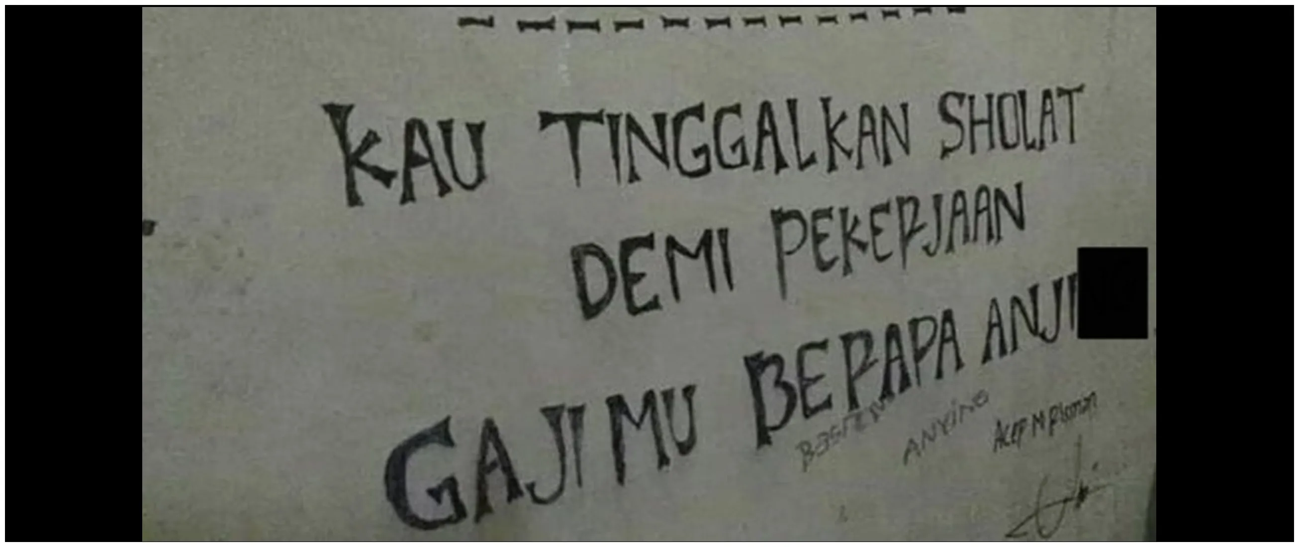 13 Potret tulisan di tembok ini berisi pesan sindiran sampai nasihat, nyelekit abis