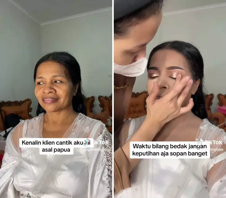 makeup wanita kulit gelap © TikTok