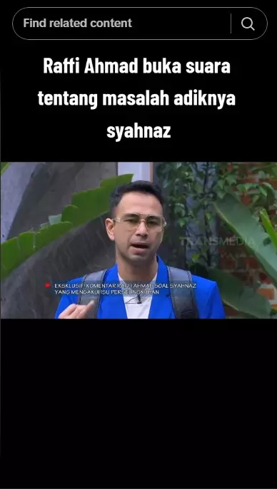Raffi Ahmad pilih bungkam  © TikTok Raffi Ahmad pilih bungkam  © TikTok