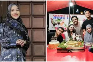 11 Momen Aurel Hermansyah tak gengsi makan di pinggir jalan, rayakan ulang tahun di warung pecel lele