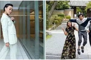 Hadiri wisuda anak di Inggris, 7 pesona Dewi Gita istri Armand Maulana ini bak putri keraton