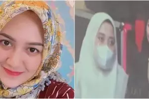 9 Momen Happy Asmara di pengajian Gus Iqdam, penampilannya berhijab banjir pujian warganet