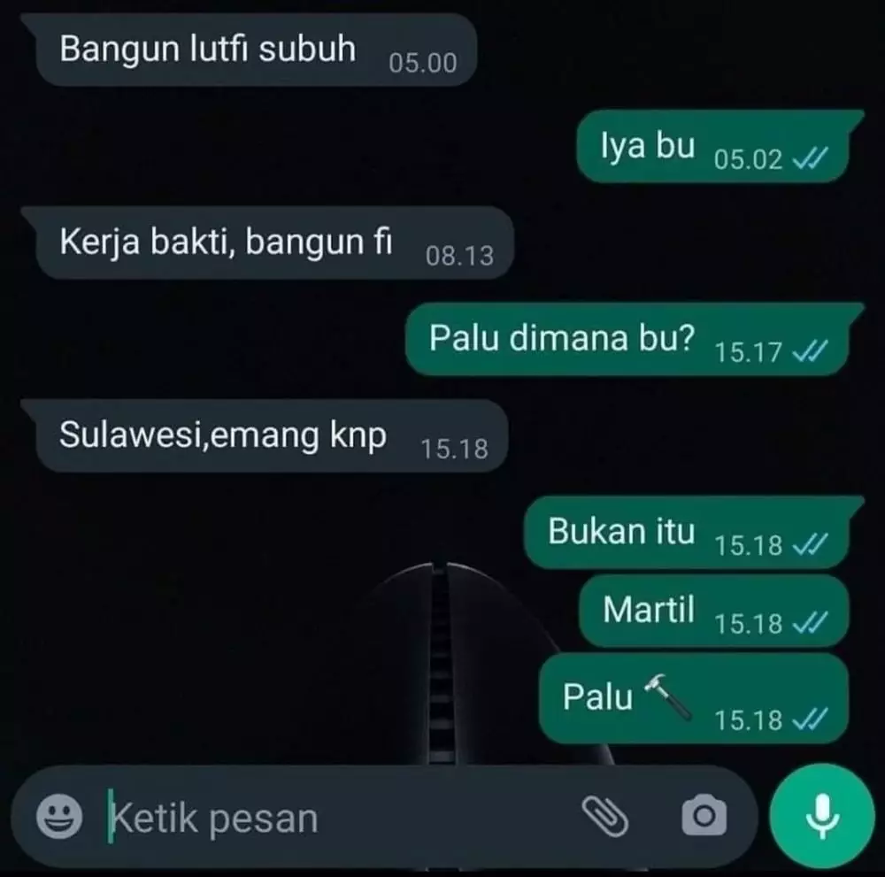 11 Chat lucu nggak nyambung Berbagai sumber