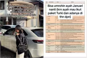 Belajar frugal living dari ibu muda usia 20-an, hidup ngirit bisa punya mobil dan umrahkan ayah