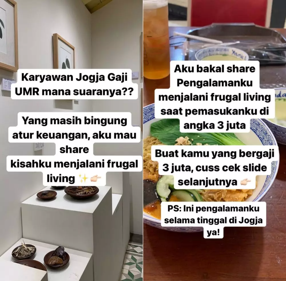frugal living umr jogja © TikTok frugal living umr jogja © TikTok