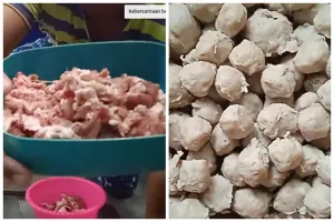 Tanpa dicairkan dulu, ini trik bikin bakso dari daging sapi beku agar hasilnya bulat dan antigagal