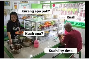 11 Potret kocak meme tanya jawab saat di warteg ini absurd banget, kaum jokes receh pasti senang