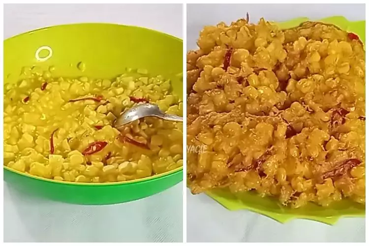 Tak perlu dihaluskan dulu, begini cara membuat bakwan jagung renyah dan antiambyar walau tanpa tepung