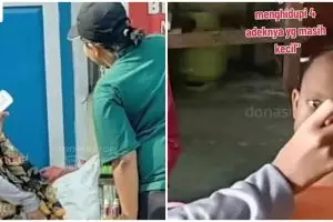 Kisah pilu gadis yatim piatu ditinggal orang tua karena sakit jantung, kini rawat 4 adiknya sendirian