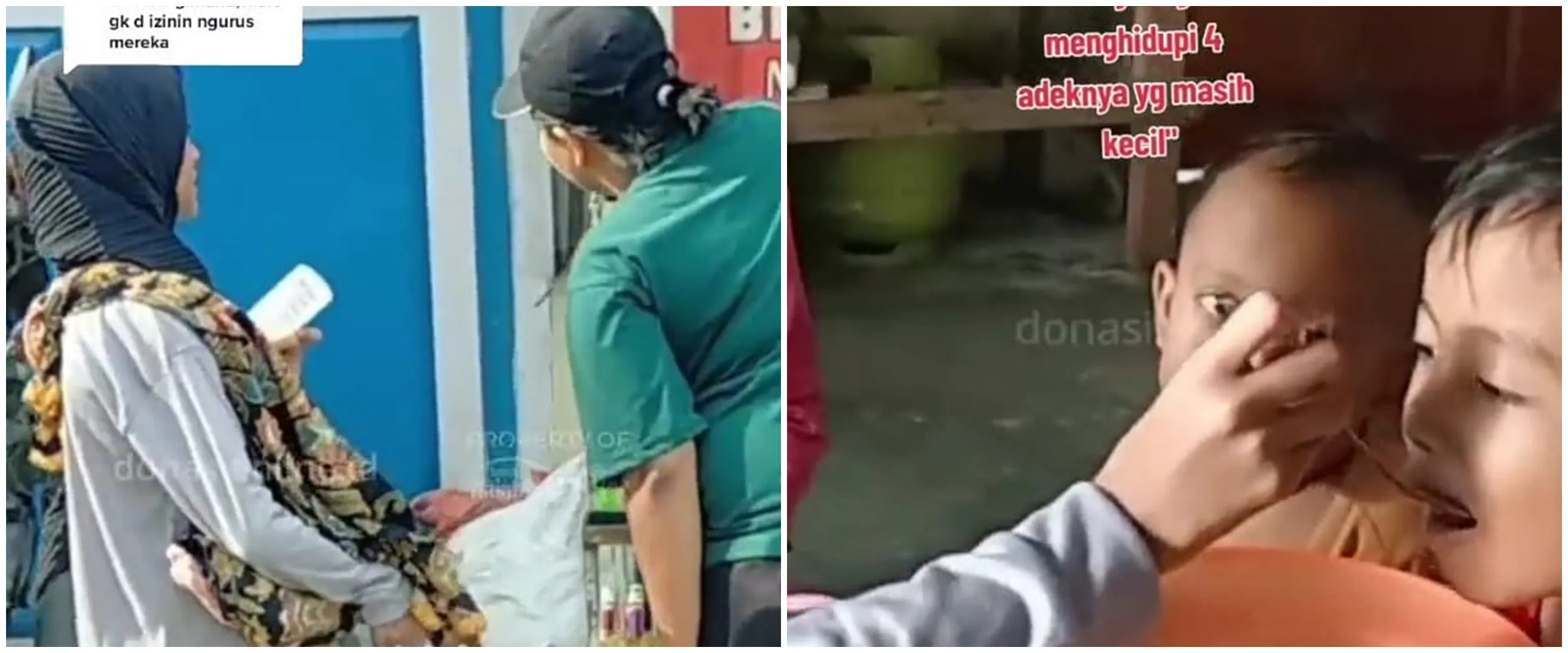 Kisah pilu gadis yatim piatu ditinggal orang tua karena sakit jantung, kini rawat 4 adiknya sendirian