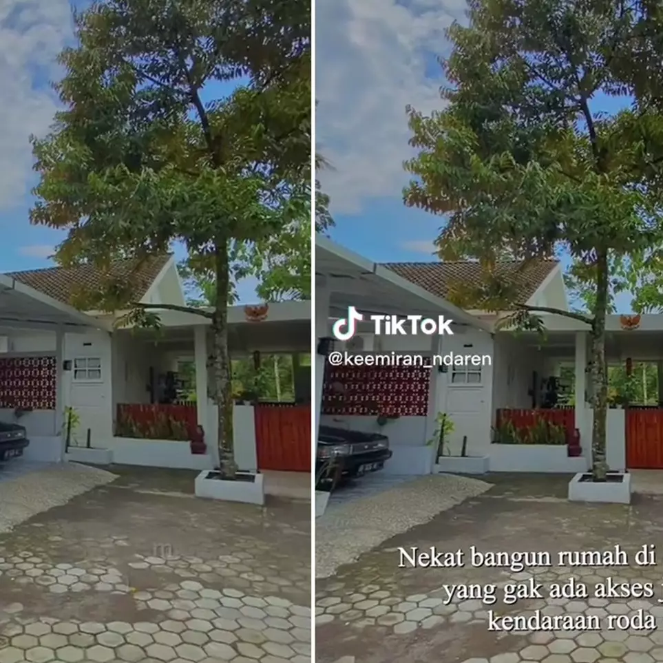 Bangun tempat tinggal di kampung, wanita ini nekat bikin jalan Rp 1 miliar untuk akses menuju rumah