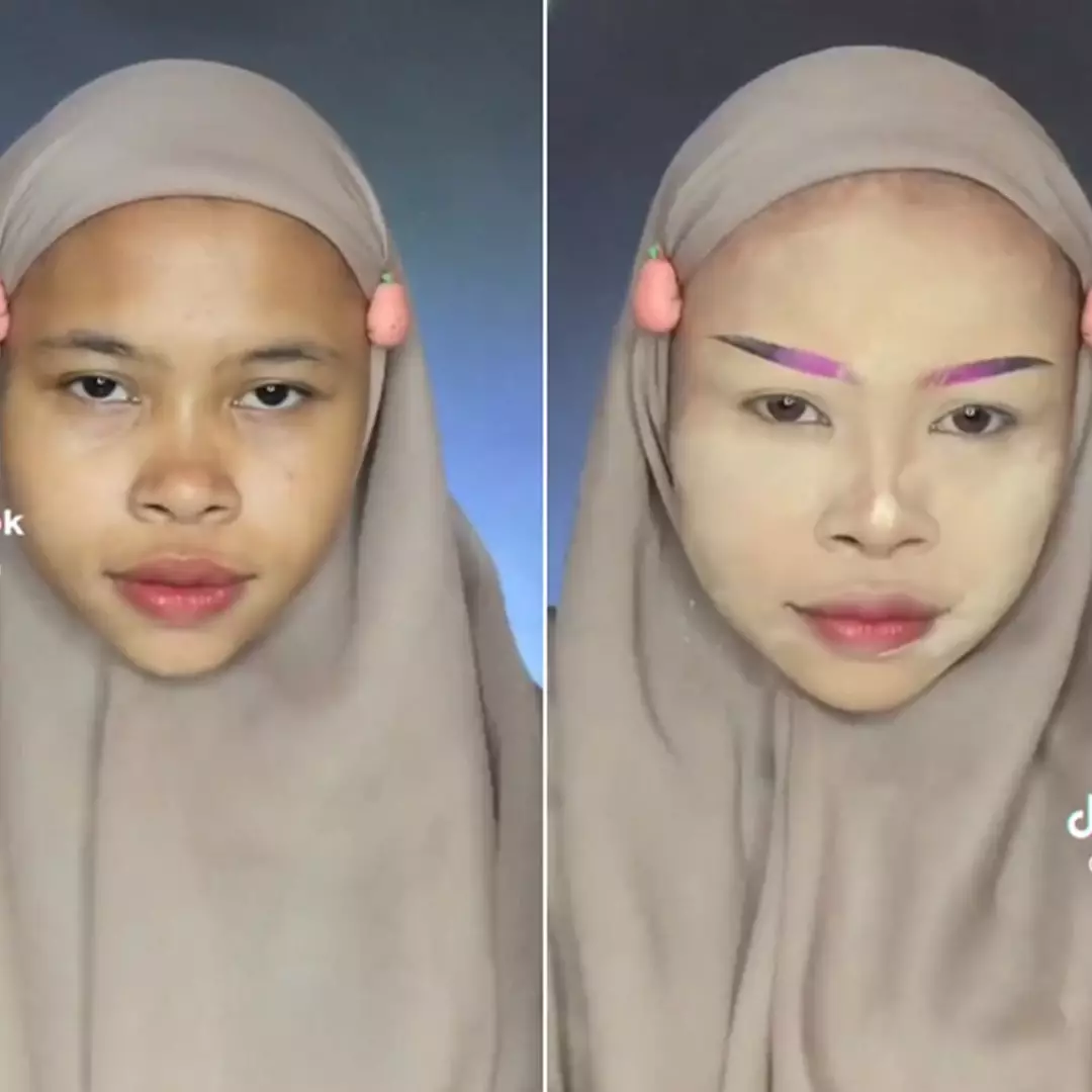 Bukti makeup bisa bikin keren, potret wanita makeup tema fantasi ini bikin sulit berkata-kata